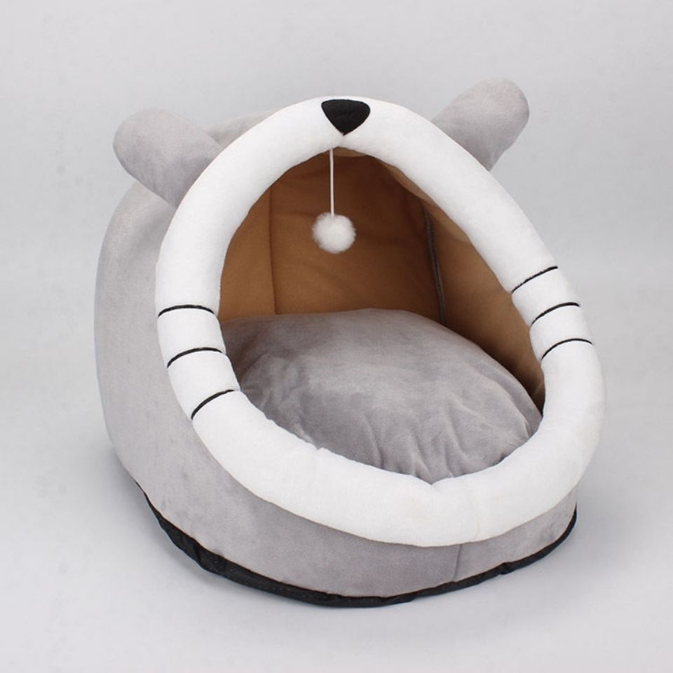 Cat House Villa Enclosed Cat Supplies Bed - Bark N Wish