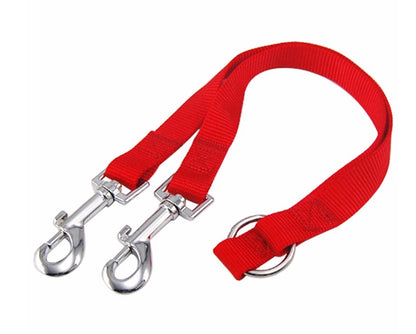 2-Dog Leash Coupler – Double Twin Lead for Walking - Bark N Wish