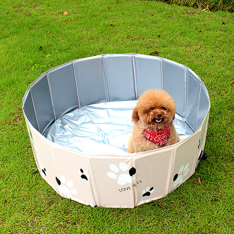 Foldable Dog Swimming Pool & Bathing Tub - Bark N Wish