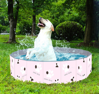 Foldable Dog Swimming Pool & Bathing Tub - Bark N Wish