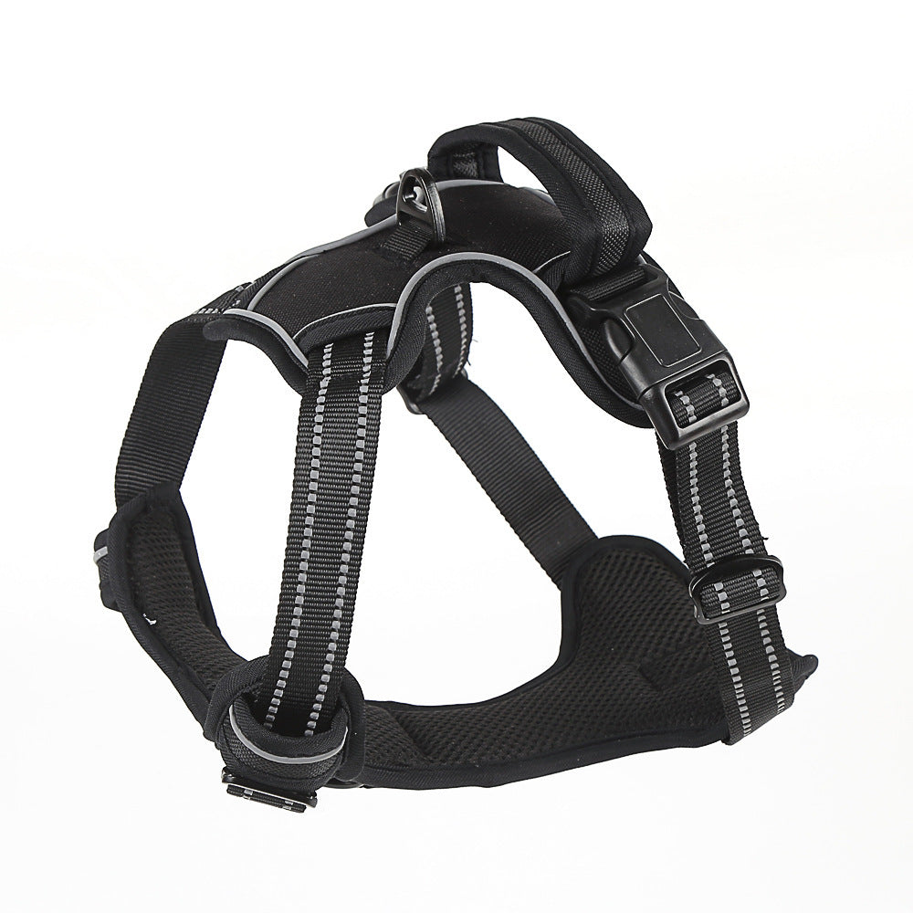 Dog Harness No Pull Breathable Reflective Pet Harness Vest - Bark N Wish