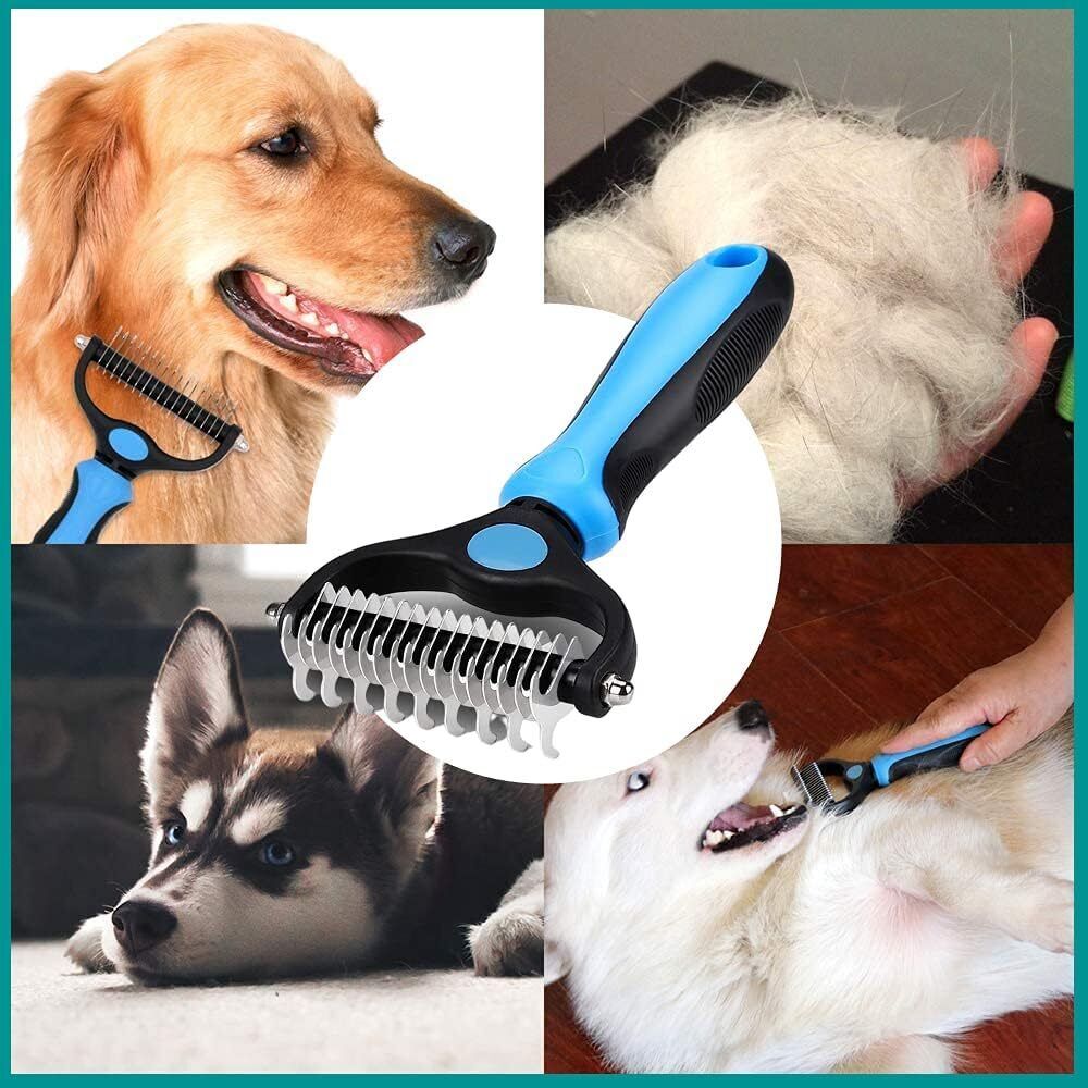 Double-Sided Pet Grooming Brush - Bark N Wish