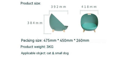 Cat Nest & Small Dog Bed - Bark N Wish