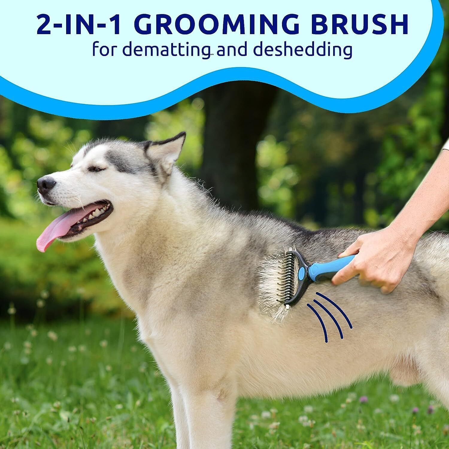 Double-Sided Pet Grooming Brush - Bark N Wish