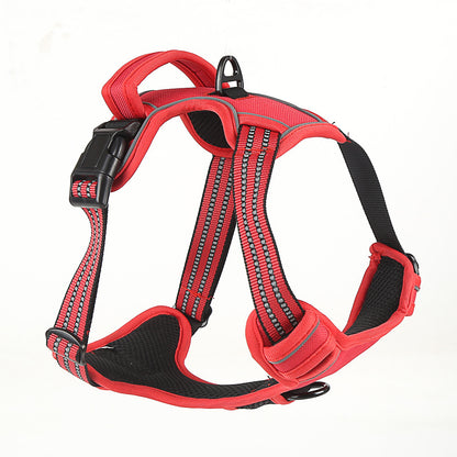 Dog Harness No Pull Breathable Reflective Pet Harness Vest - Bark N Wish