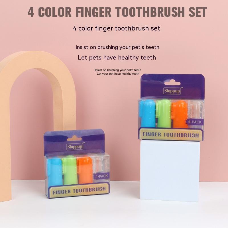 Ultra-Soft Pet Finger Toothbrush - Bark N Wish