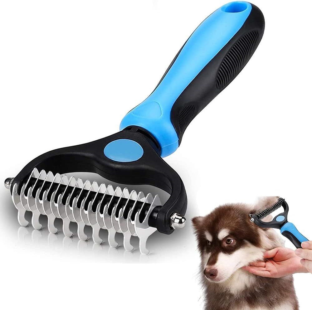 Double-Sided Pet Grooming Brush - Bark N Wish