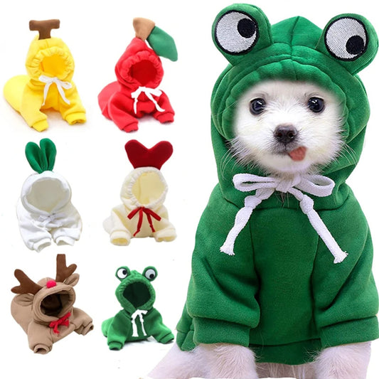 Cute Fruit Hoodie for Small Dogs & Cats - Bark N Wish